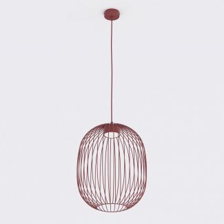 EMIBIG 1700/1 MANTRA 1 BURGUNDY Lampa wisząca