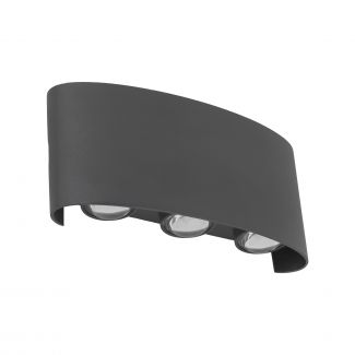 TK-LIGHTING 18085 ARROW GRAY KINKIET LED IP 54