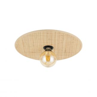 TK-LIGHTING 11350 CALMA SABIA RAFIA PLAFON 380 1XE27