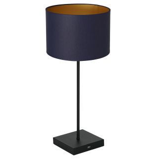 LUMINEX 912 oprawa przenośna Table lamp USB lampa stołowa czarny