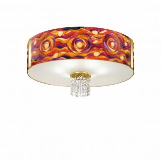 KOLARZ 0345.16.3.AQ.RV.OKPT EMOZIONE lampa sufitowa złoto 24K