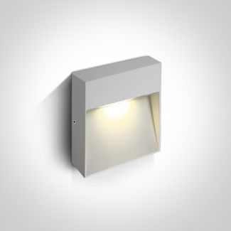 ONE LIGHT 67360A/W/W Skliri 2 biały kinkiet LED 3000K 9W IP54