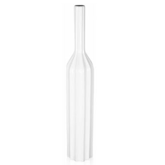 Artehome A1644-B Wysoki smukły wazon kolor biały 60,5 cm