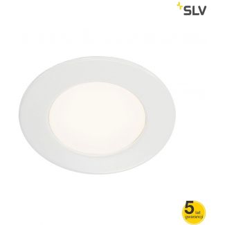 SLV 112221 sufitowa, DL 126 LED, okrągła, biały, 3W LED, ciepły biały, 12V
