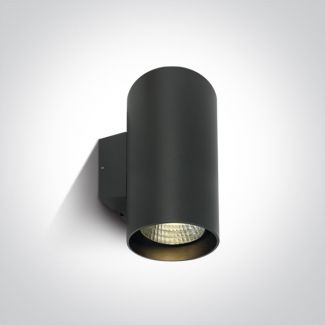 ONE LIGHT 67138L/AN/W Romeiko 2 zewnętrzny cylinder ścienny antracyt 3000K 2x20W IP65 AC LED