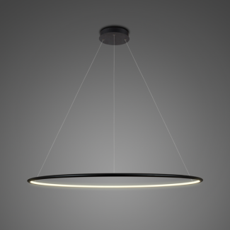 ALTAVOLA DESIGN LA073/P_100_in_3k_black Lampa wisząca Ledowe Okręgi No.1 Φ100 cm in 3k czarna