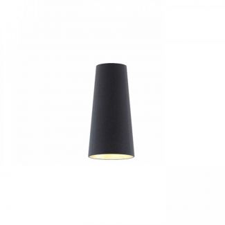 RENDL R11370 CONNY 15/30 abażur do lampy stołowej Polycotton czarna/miedziana folia max. 23W