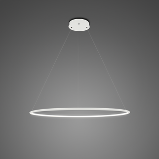 ALTAVOLA DESIGN LA073/P_60_in_4k_white Lampa wisząca Ledowe Okręgi No.1 Φ60 cm in 4k biała