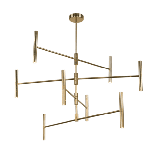ANTIGO Lampa wisząca Livi 16 - Mosiądz polerowany (880 mm) 8392