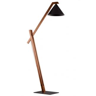 SIGMA 41632 DECO Lampa podłogowa czarny/ciemny brąz