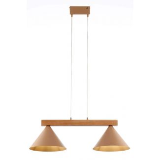 SIGMA 41811 DECO 2 lampa wisząca ciepły beż/jasny brąz