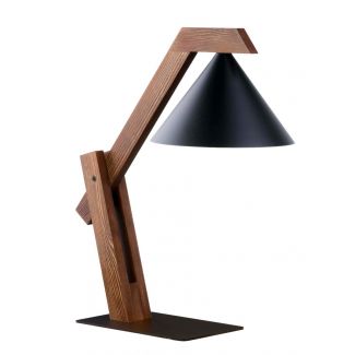 SIGMA 41815 DECO lampka czarny/ciemny brąz