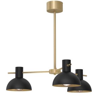 LUMINEX 4289 żyrandol Estate Mini black/gold 3xE27