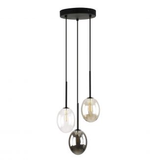 TK-LIGHTING 10843 PEARL MIX LAMPA WISZĄCA 3XG9