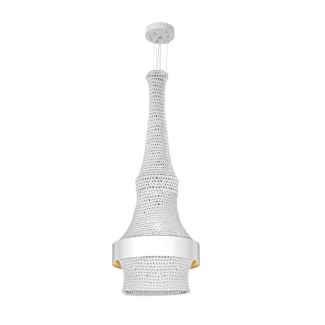 ANTIGO Lampa wisząca Dota I - Biała (400 mm) 3000K 5037