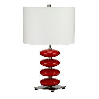 ELSTEAD Onyx ONYX-TL-RED 1 Light Table Lamp - Red