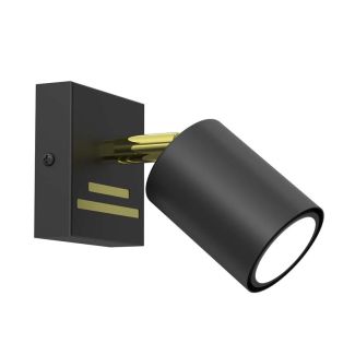 LUMINEX 4514 spot Striper black/gold 2xGU10
