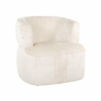 RICHMOND S4557 WHITE CHENILLE fotel DONNA biały