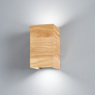 FISCHER & HONSEL 30575 SHINE-drewno lampa ścienna brązowy