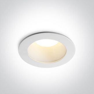 ONE LIGHT 10112ED/W/V Downlight biały LED 12W CCTV IP20 230V