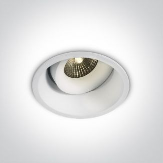 ONE LIGHT 11107WD/W/V  Wpust Biały 6,5W CCTV 700mA IP54