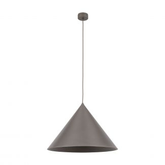 TK-LIGHTING 11378 CONO XL NEW BROWN LAMPA WISZĄCA 1XE27