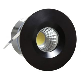 CANDELLUX 2258973 SH-14 BK 3W LED 230V CZARNY oczko sufitowe lampa sufitowa HERMETYCZNA IP65 odporna na wilgoć