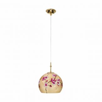 KOLARZ 0392.31S.3.PR.AU LUNA lampa wisząca złoto 24K