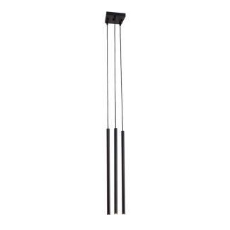 ANTIGO Lampa wisząca Kosame 3 - Czarna (600 mm) 7846