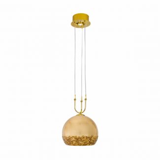 KOLARZ 0392.31+1M.3.LI.GA LUNA lampa wisząca złoto 24K