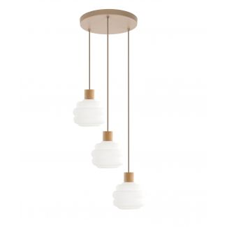 TK-LIGHTING 11200 MELIA LAMPA WISZĄCA 3XE27KOŁO