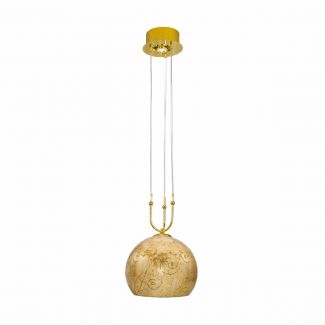KOLARZ 0392.31+1M.3.ME.AU LUNA lampa wisząca złoto 24K