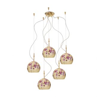 KOLARZ 0392.35.3.PR.AU LUNA lampa wisząca złoto 24K