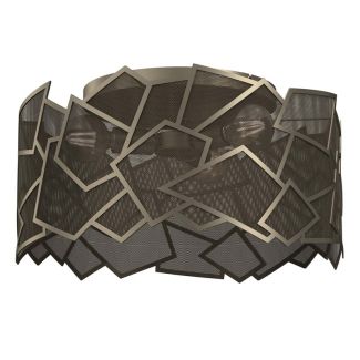 LUMINEX 553 plafon Camo titanium gold 3xE27
