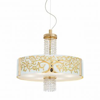 KOLARZ 0345.36.3.AL.GO.OKPT EMOZIONE lampa wisząca złoto 24K