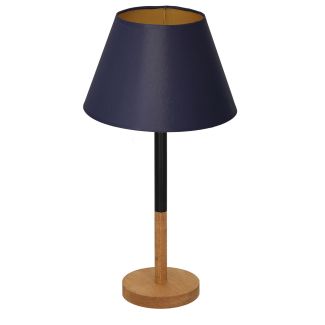 LUMINEX 3758 oprawa przenośna Table lamps lampa stołowa czarny brązowy niebieski złoty