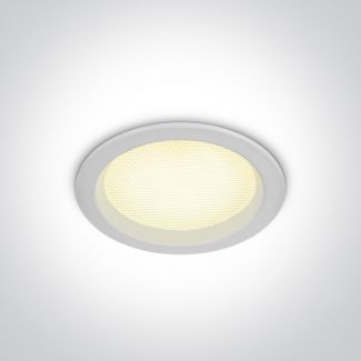 ONE LIGHT 10110U/W/W Xisos biała oprawa typu downlight SMD LED UGR19 IP44 3000K 10W