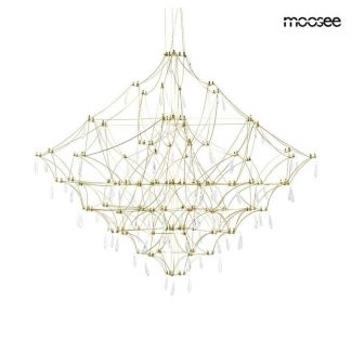 MOOSEE MSE1501100127 lampa wisząca CONSTELATION 100 GOLD - LED, stal szczotkowana