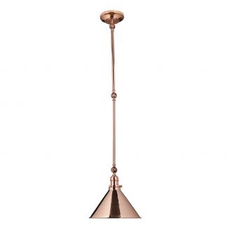 ELSTEAD Provence PV-GWP-CPR 1 Light Wall Light/Pendant - Polished Copper