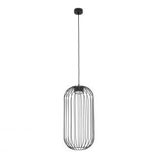TK-LIGHTING 11307 SPHERA S BLACK LAMPA WISZĄCA 1XGX53