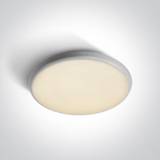 ONE LIGHT 67370/W/W Kavos biały plafon LED 3000K 25W IP54