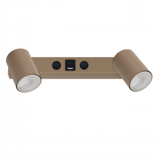 TK-LIGHTING 11359 NEX SABIA KINKIET 2XGU10 / USB