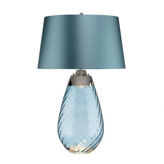 ELSTEAD Lena LENA-TL-L-BLUE 2 Light Large Blue Table Lamp