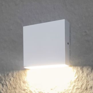 Polux 315670 Kinkiet zewnętrzny LED CHICAGO kwadrat pojedyńczy biały