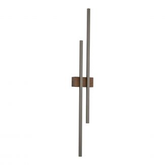 TK-LIGHTING 11406 FLASH NEW BROWN WOOD KINKIET 2 LED