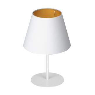 LUMINEX 3457 oprawa przenośna Arden lampa stołowa biały złoty