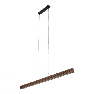 TK-LIGHTING 11653 VIGA WOOD LED SOSNA SZCZOTKOWANA ORZECH LAMPA WISZĄCA