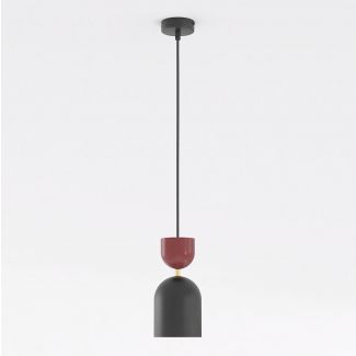 EMIBIG 1737/1B GAUDI 1 BLACK BURGUNDY Lampa wisząca