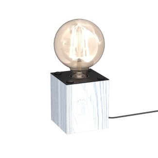 LUMINEX 786 oprawa przenośna Soder lampa stołowa biały rustykalny