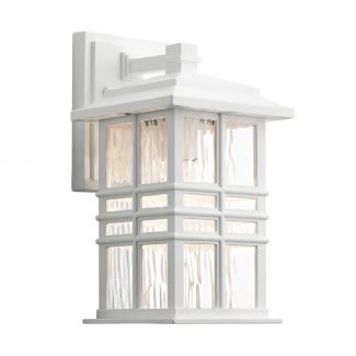 ELSTEAD Beacon Square KL-BEACON-SQUARE-S-WHT 1 Light Wall Lantern